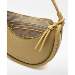Bolso de hombro de mujer luna con textura