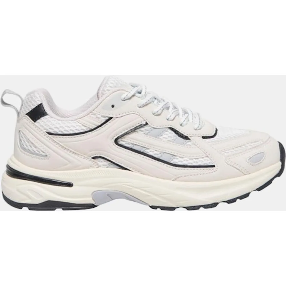 Zapatilla de mujer con cordones y detalle mesh - Only - FashionsVida