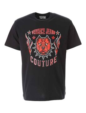 T-shirt con stampa Bulldog