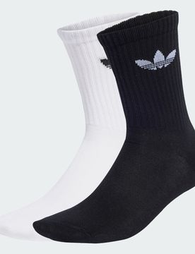 Calze Ruffle Crew 2 paia 46-48 White / Black