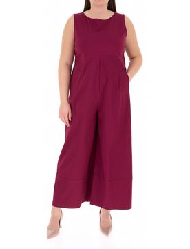Jumpsuit smanicata BORDEAUX XL