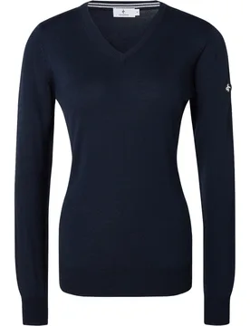 Pullover Classic V-Neck, navy xl - Cross - FashionsVida