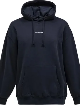 Sweat à capuche en molleton de coton - M Original Terry Hood Black en Coton - Taille L - Noir - Peak Performance - FashionsVida