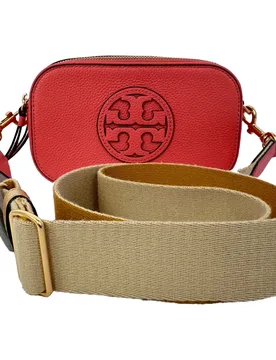 Pre-Owned Womens Mini Miller Crossbody Bag In Red Leather - One Size - Tory burch - FashionsVida