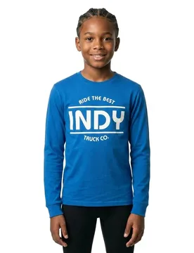 T-shirt à Manches Longues Indy Blue 11-12 Années Garçon,Fille - Independent - FashionsVida