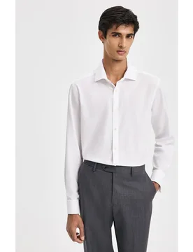 Camisa de vestir para hombre puño doble coolmax - Easy Wear - FashionsVida