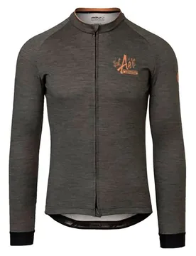Maglia A Maniche Lunghe Wout Van Aert Collab Team Jumbo-visma Black - AGU - FashionsVida