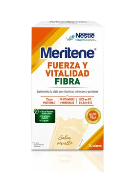 Fibra Forza E Vitalità 1x35 Gr Integratore Alimentare Vaniglia - Meritene - FashionsVida