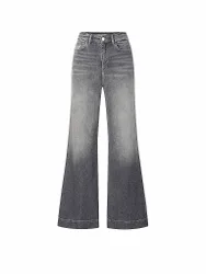 Jeans Wide Leg grau 31/L32 damen