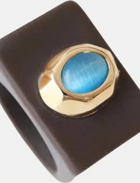 Anillo con turquesa - ÉMOLO - FashionsVida