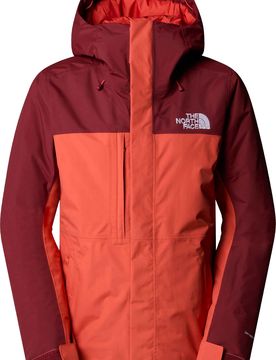 Schnitt / Passform winddichte und wasserfeste Skijacke W Freedom Insulated Jacket Sumac Mars Dust für Damen Größe XS Bordeaux