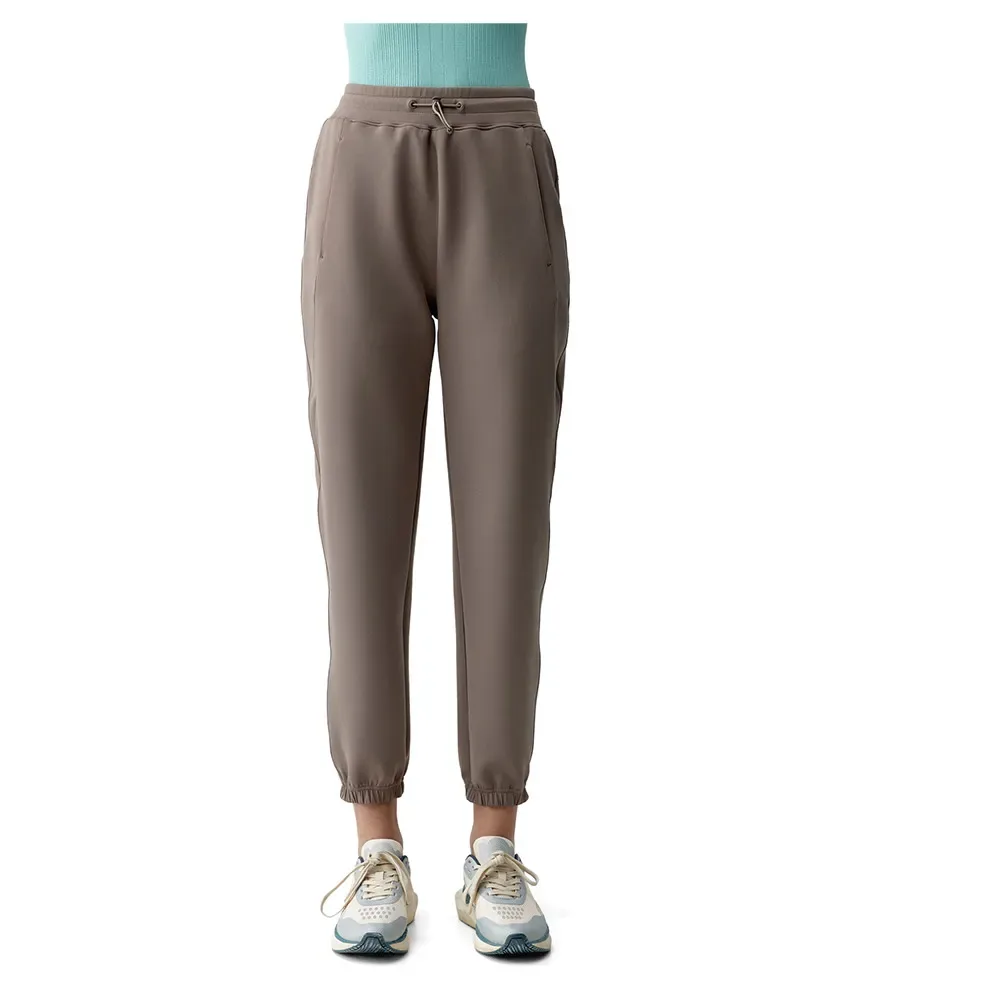Joggers Lyssa Taupe M - Born Living Yoga - FashionsVida