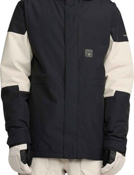 Wasserfeste und atmungsaktive Snowboard Jacke Primry Jacket Black für Herren aus Leder Größe L schwarz