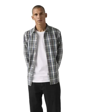 Chemise à Manches Longues Sunset Jenil Plaid Dress Blues 2XL - Levi´s ® - FashionsVida