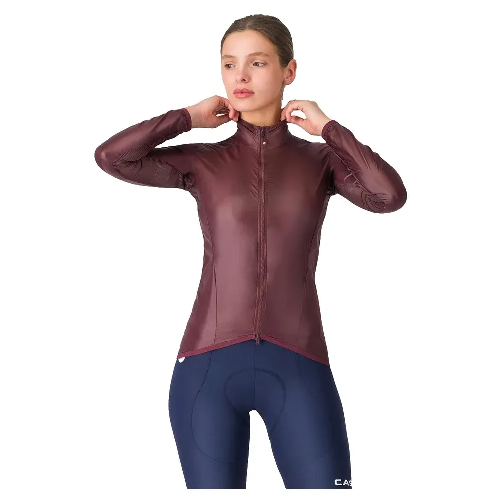 Giacca Aria Shell 2 Dark Bordeaux - Castelli - FashionsVida