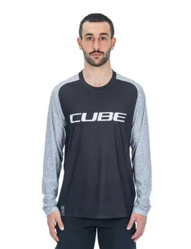 Maglia Da Enduro A Maniche Lunghe Vertex Black / White