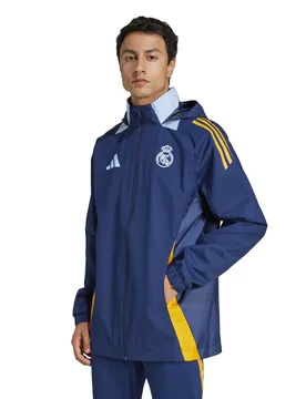Regenjacke Real Madrid Tiro 2024/25 Competition - Bleu - male - Size: XS - Adidas - FashionsVida