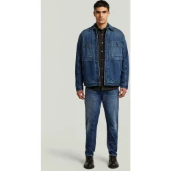 Vaquero de hombre moderlo Arc 3D de corte relajado y cintura media