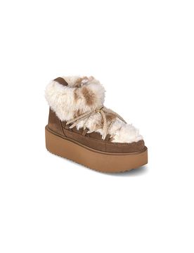 Botas de nieve TEDDY PLATFORM marrón claro 40