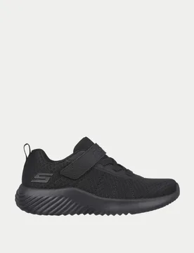Kids' Bounder Baronik Riptape Trainers (9½ Small - 4 Large) Black Female - Skechers - FashionsVida