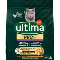 Pienso para gatos adultos esterilizados Pro+ pollo