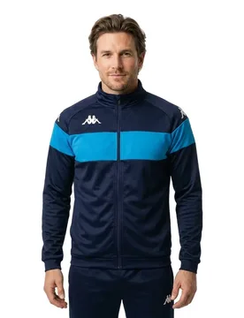 Sweat à Demi-zip Dacone Blue Marine / Blue Sky M - Kappa - FashionsVida