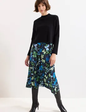 Izzy Jumper Dress - Black - Size: 8 - Phase Eight - FashionsVida