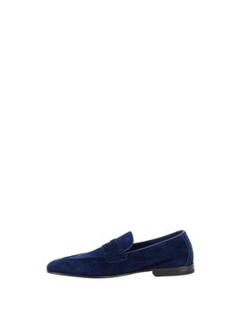 Mocassini in pelle BLU NAVY 44