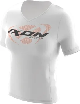 T-Shirt Donna UNIT LADY Bianco Grigio Arancio taglia L - Ixon - FashionsVida