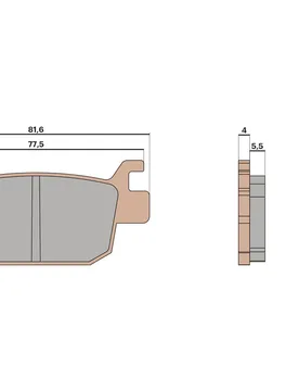 Pastiglie Freno Posteriore Synt Honda Forza 125 Ie 4t Lc Euro 5 2021+ (Jk02e) - Malossi - FashionsVida