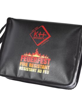 Feuerfeste Dokumententasche schwarz
