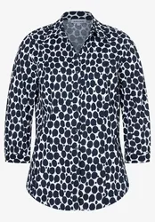 Poplin Print Blouse female