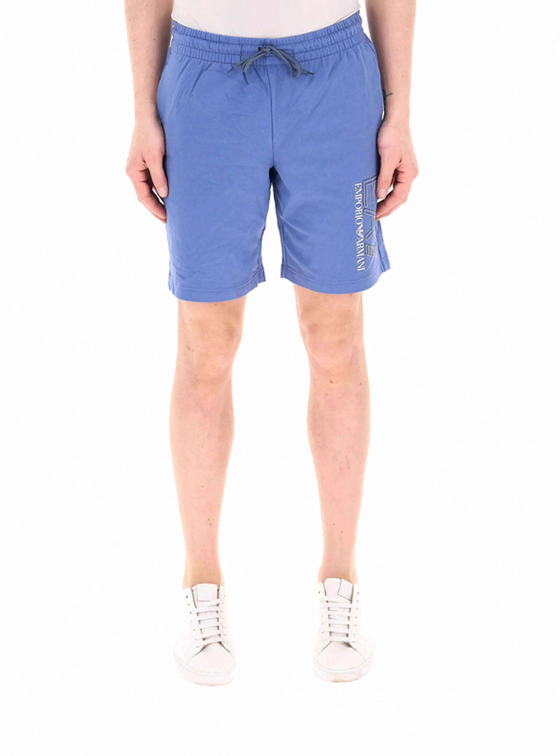 Bermuda in cotone CELESTE M - EA7 EMPORIO ARMANI - FashionsVida