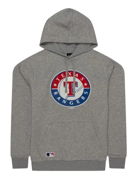 Felpa Con Cappuccio Mlb Regular Texas Rangers Grey Med XL - New era - FashionsVida