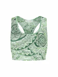 Sujetador deportivo Flow para mujer verde M