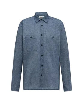 Camisa Regular Fit NOWEN_D azul S - Drykorn - FashionsVida