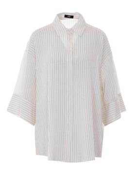 Eleh Camicia Bianca Crema
