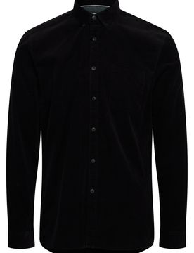 Solid Camisa 'JUAN' negro