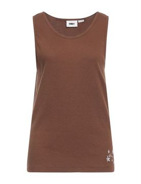OBEY Tank Top Damen Braun L,M Damen