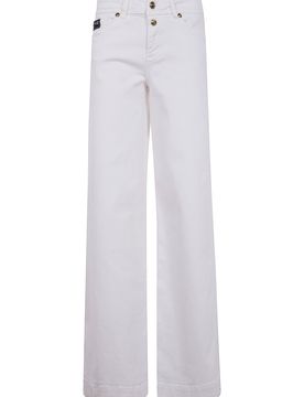 Pockets Bull Stretch Slim Wide Leg