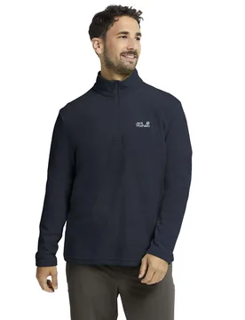 Taunus 100 Half Zip Fleece Jacket Navy male - Jack Wolfskin - FashionsVida