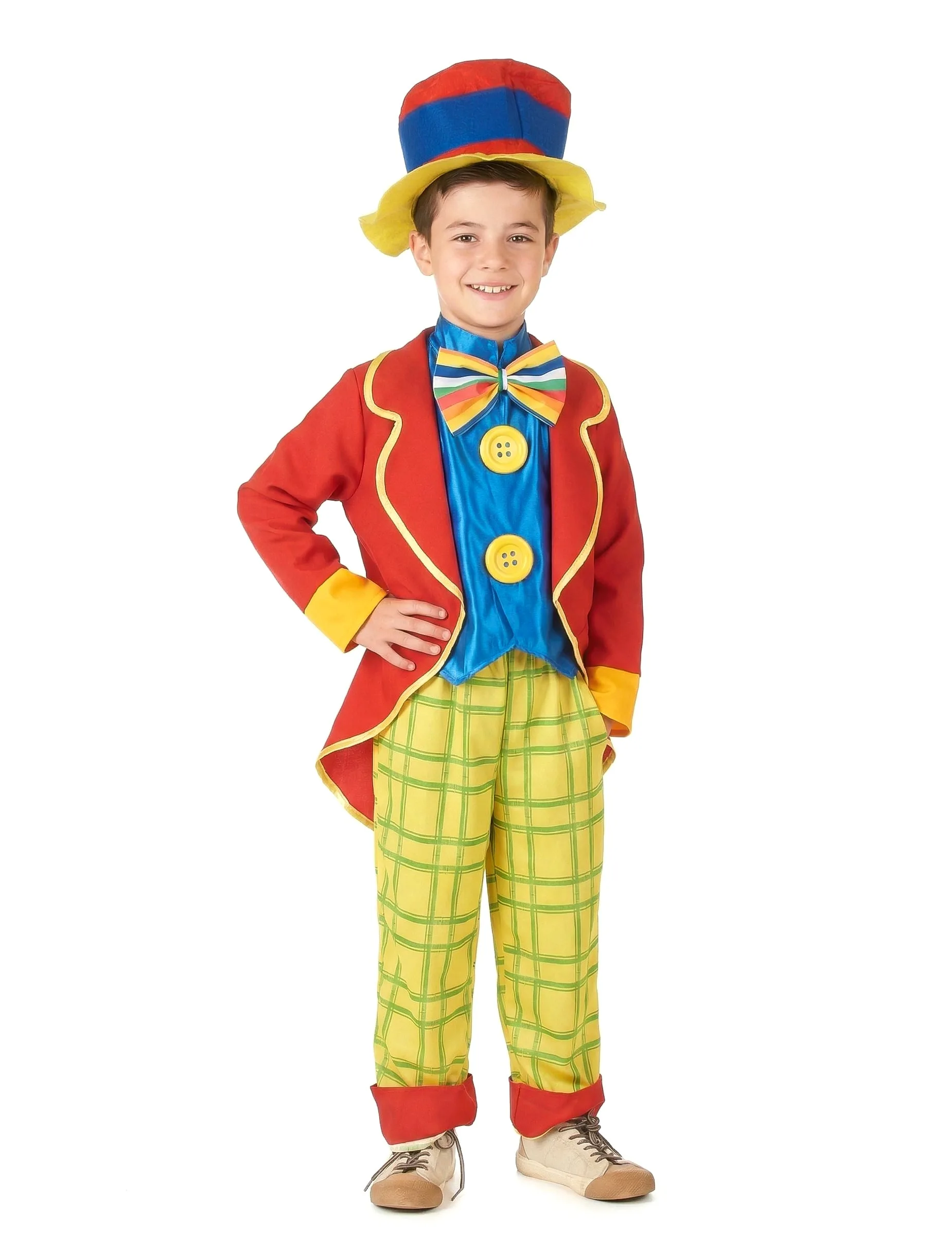 Zirkusclown Kinderkostüm bunt - KARNEVAL-MEGASTORE - FashionsVida
