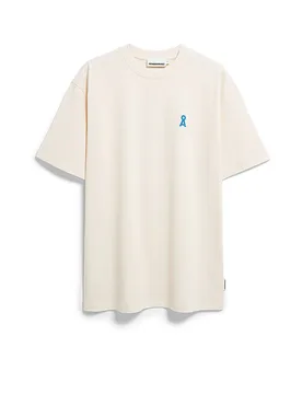 T-Shirt MAARKOS crème XL - Armedangels - FashionsVida