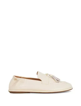 Women's 'Grounding' Leather Loafers in White Size: 3 - White - Size: 3 - Dune london - FashionsVida