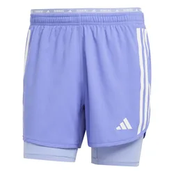 In1 Shorts Own the Run 3-Stripes - Bleu - male - Size: S