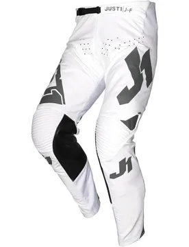 Pantaloni Moto Cross Enduro J-FLEX Aria Bianco Grigio taglia 38 - JUST1 - FashionsVida