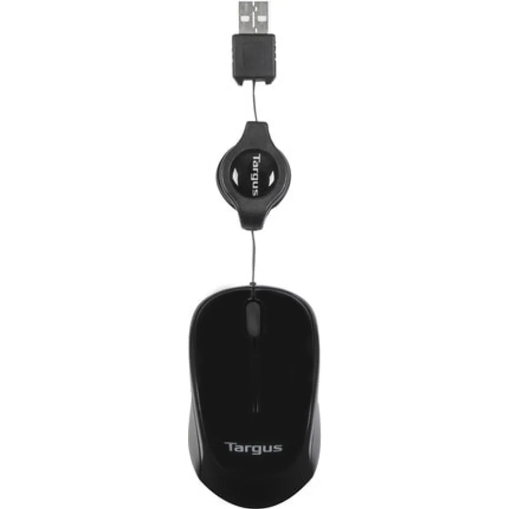Ratón óptico AMU75EU con cable retráctil - Targus - FashionsVida