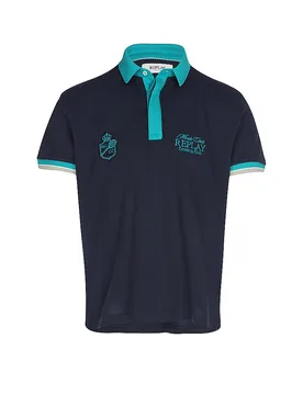 Replay Polo azul oscuro S - Replay - FashionsVida