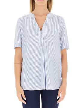 Blusa maniche corte AZZURRO CHIARO 44 - 2 LINKS - FashionsVida