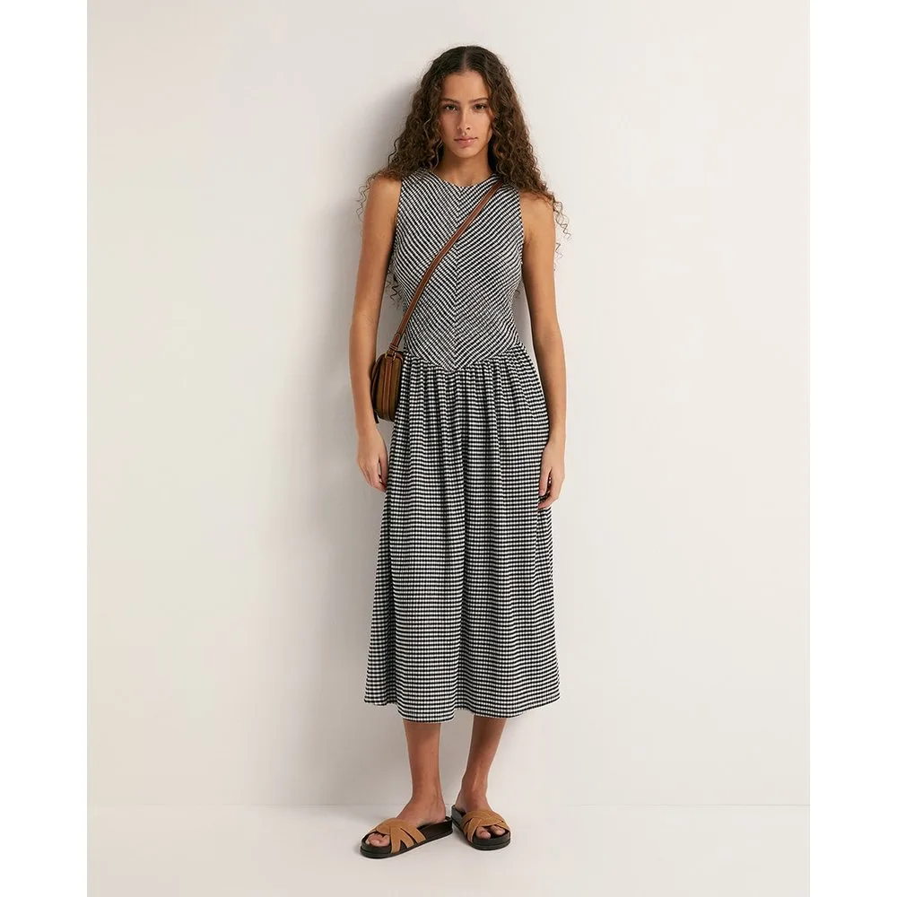 Sfera - Vestido smocked - Sfera - FashionsVida